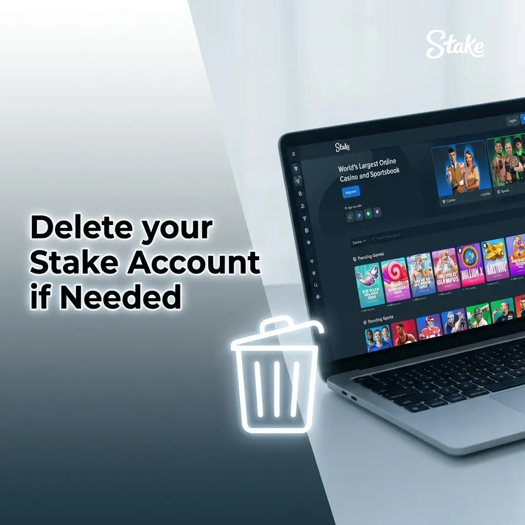 Contact Stake live support to request permanent account deletion.