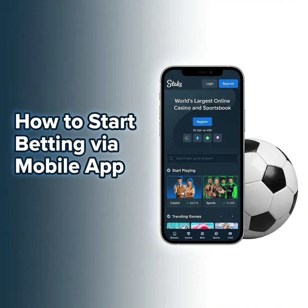 Open the Sports section to find upcoming and live matches at Stake.