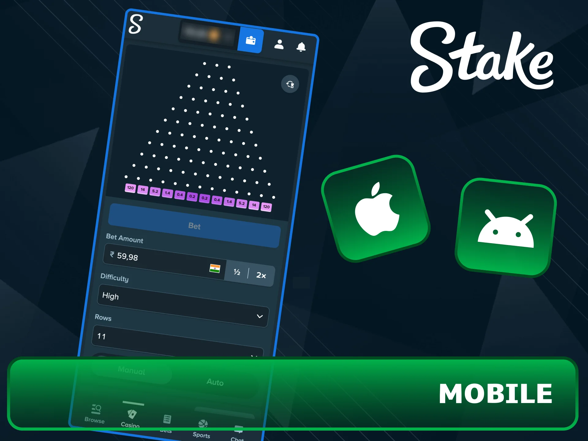 Add Stake Plinko to your home screen for one-tap access.