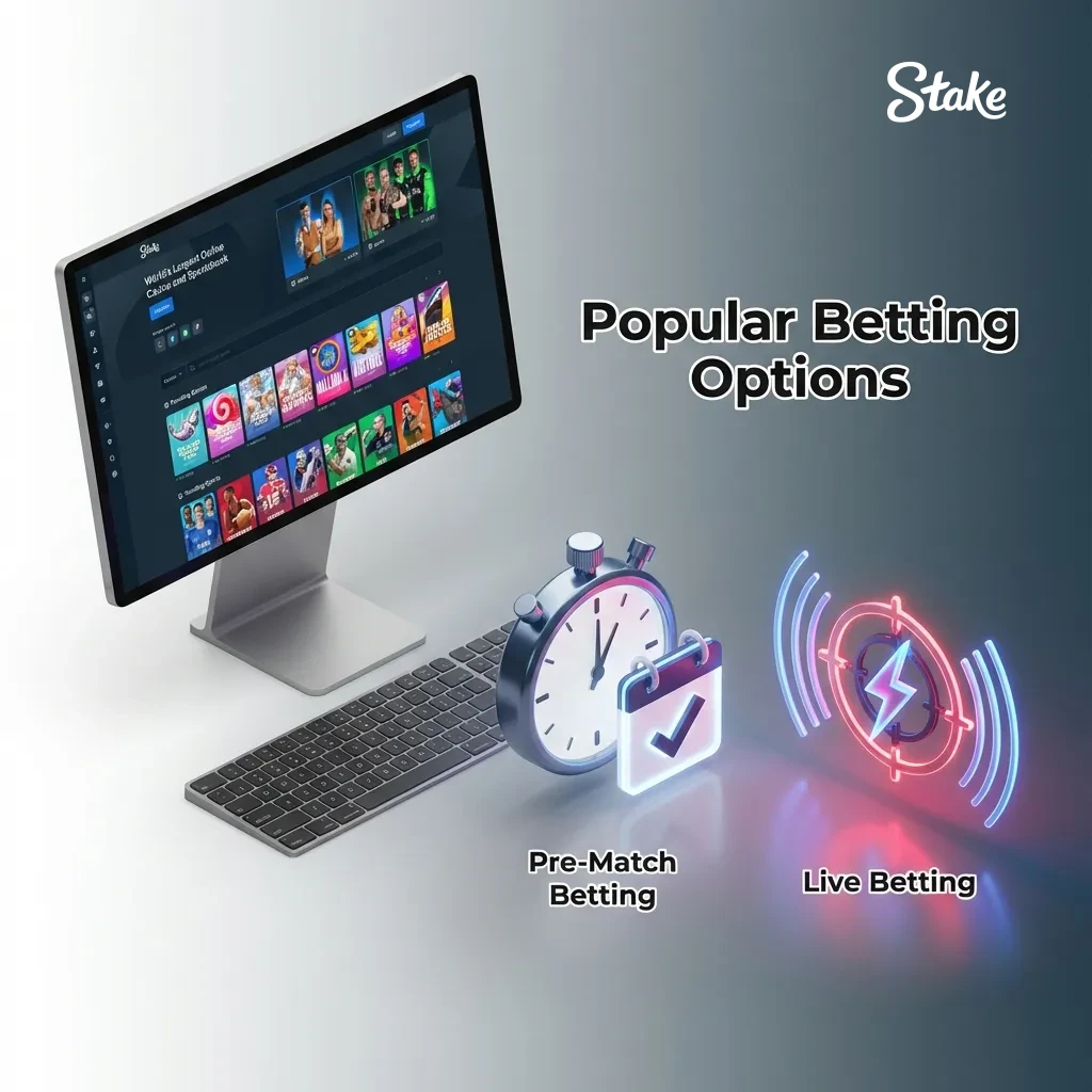 Explore flexible betting formats at Stake.