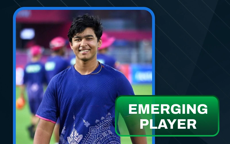 Back the best young cricket talent in the IPL emerging player market at Stake.